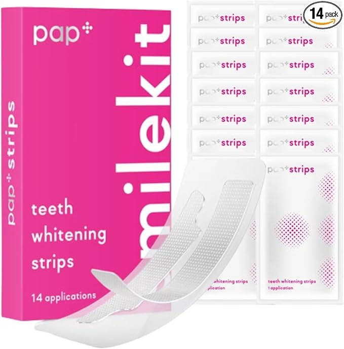 Pap+ Teeth Whitening Strips