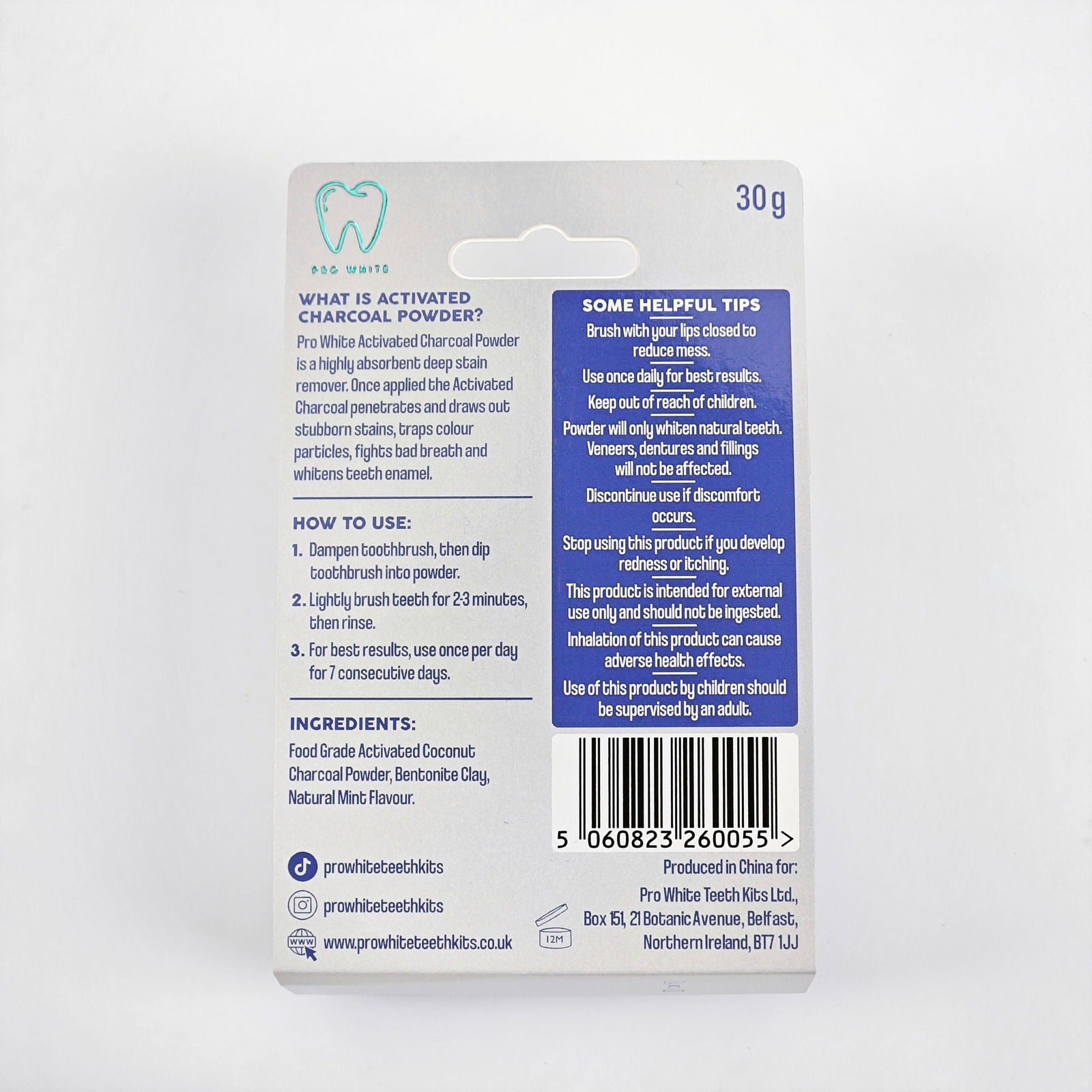 Activated Charcoal Teeth Whitening Powder - Dentique