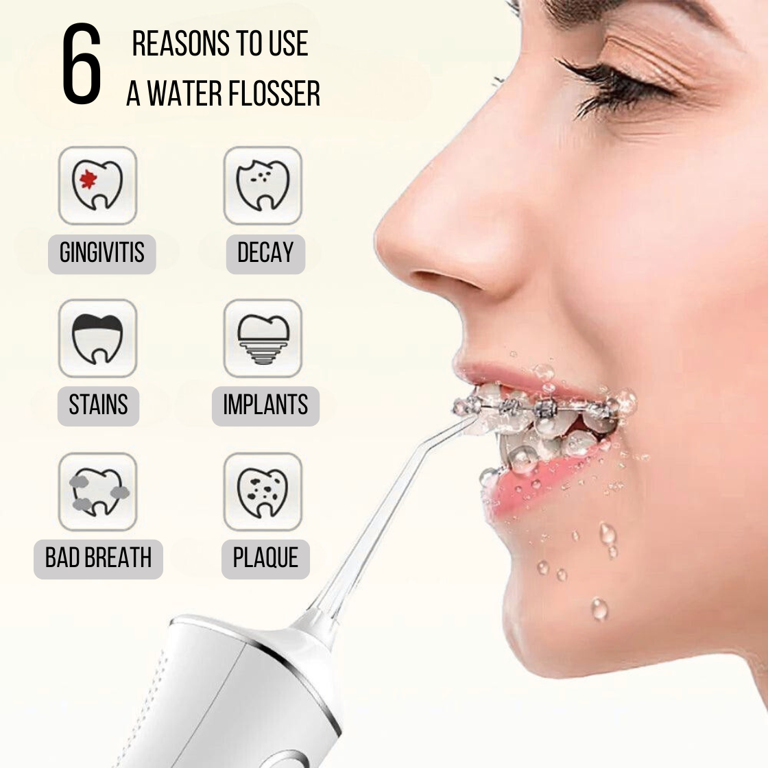 Protable Water Flosser - Dentique