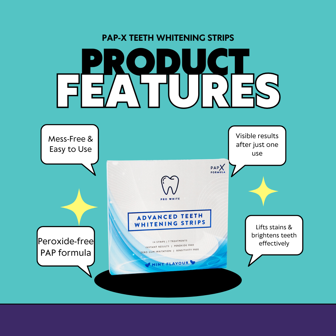 All Rounder Whitening Set - PAP-X™ Advanced Teeth Whitening Strips & Pen