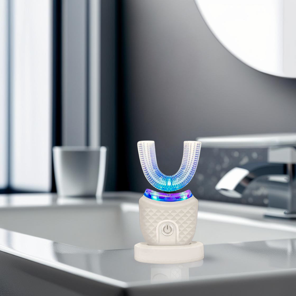 Smart U-Shaped Ultrasonic Whitening Toothbrush - Dentique